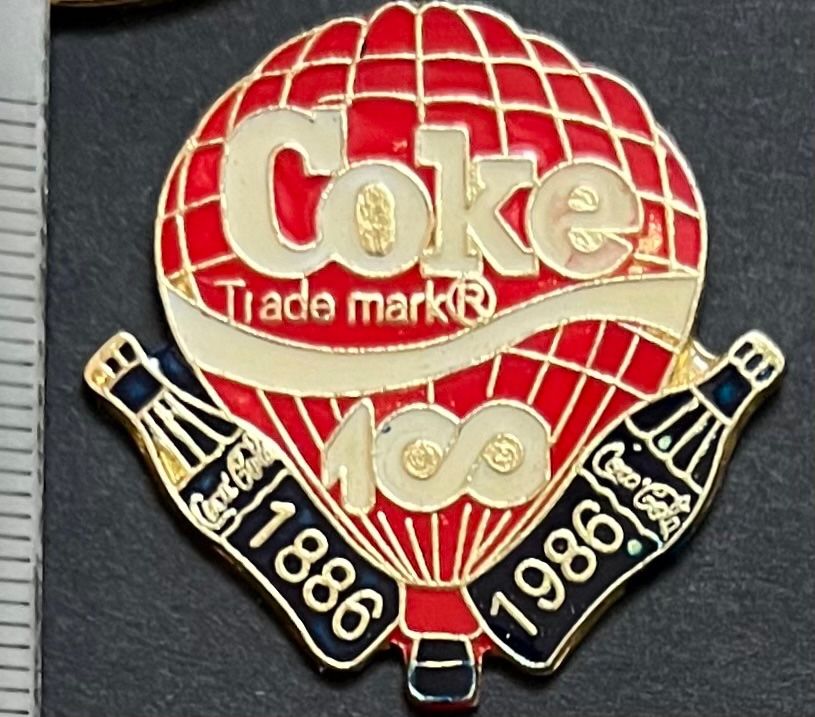 Swiss Plaketten & Abzeichen: Heissluftballon Coke Trade Mark/ Pin – Gebraucht aus Ostermundigen von DaxKarten-75