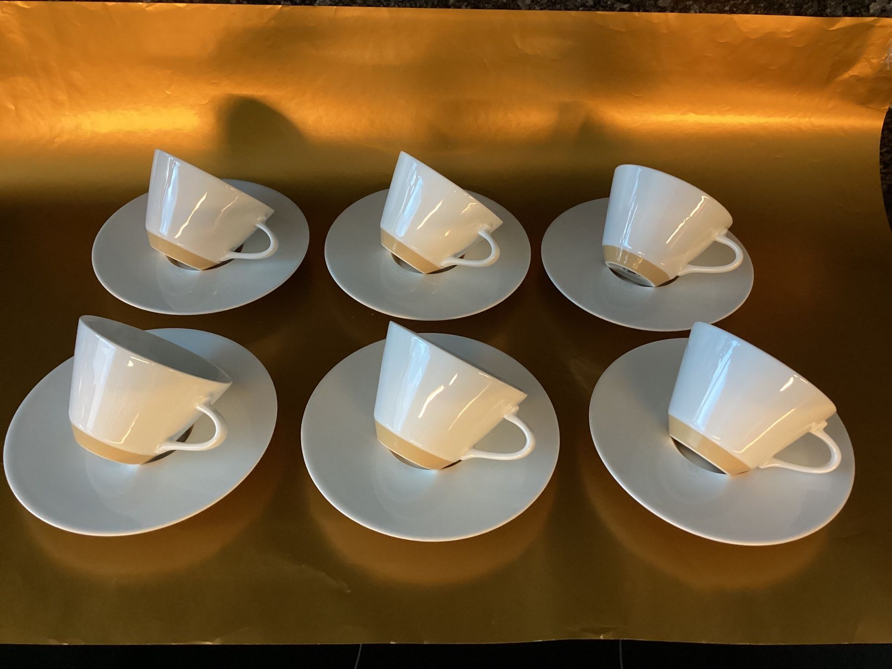 Nespresso Tassen: Nespresso / 6 Kaffeetassen mit Tellerli – Gebraucht aus Beinwil am See von kae_gh7c