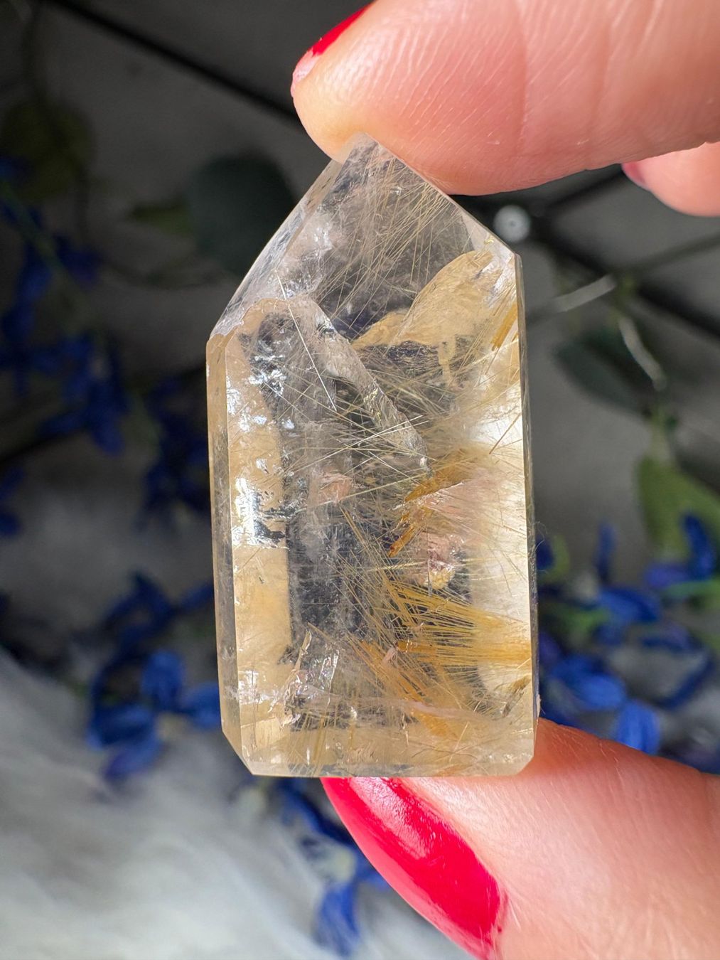 Minerali & Pietre curative: Gold-Rutilquarz – Nuovo e nell'imballaggio originale da Neuheim venduto da m.hald 2