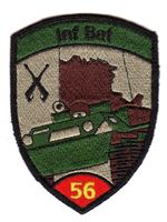 Badge Inf Bat 56 rot
