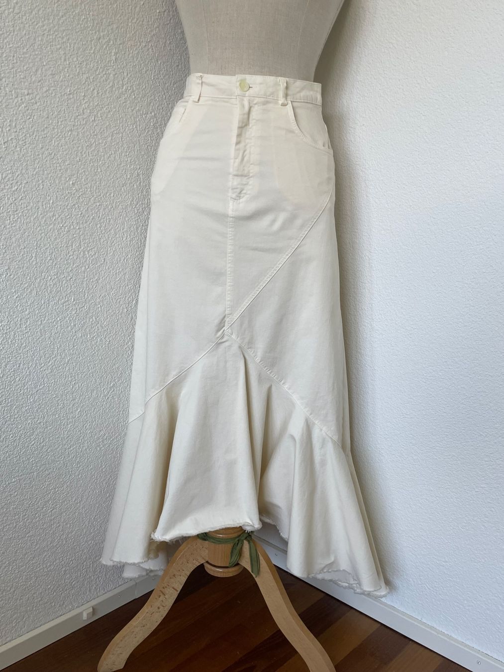 Gonne: Dixie Midi Rock, Gr. XS weiss, neuwertig – Usato da Buchs SG venduto da VintageHomeCH 4