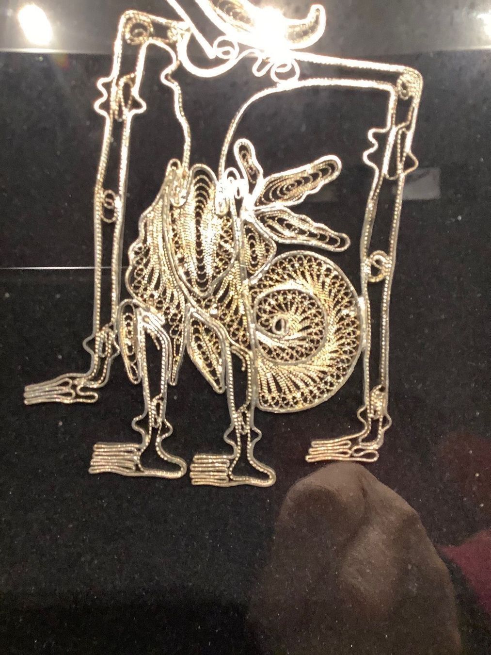 Dipinti: Wayang  Bild aus  Silberdraht – Usato da Zürich venduto da Albatros57 6