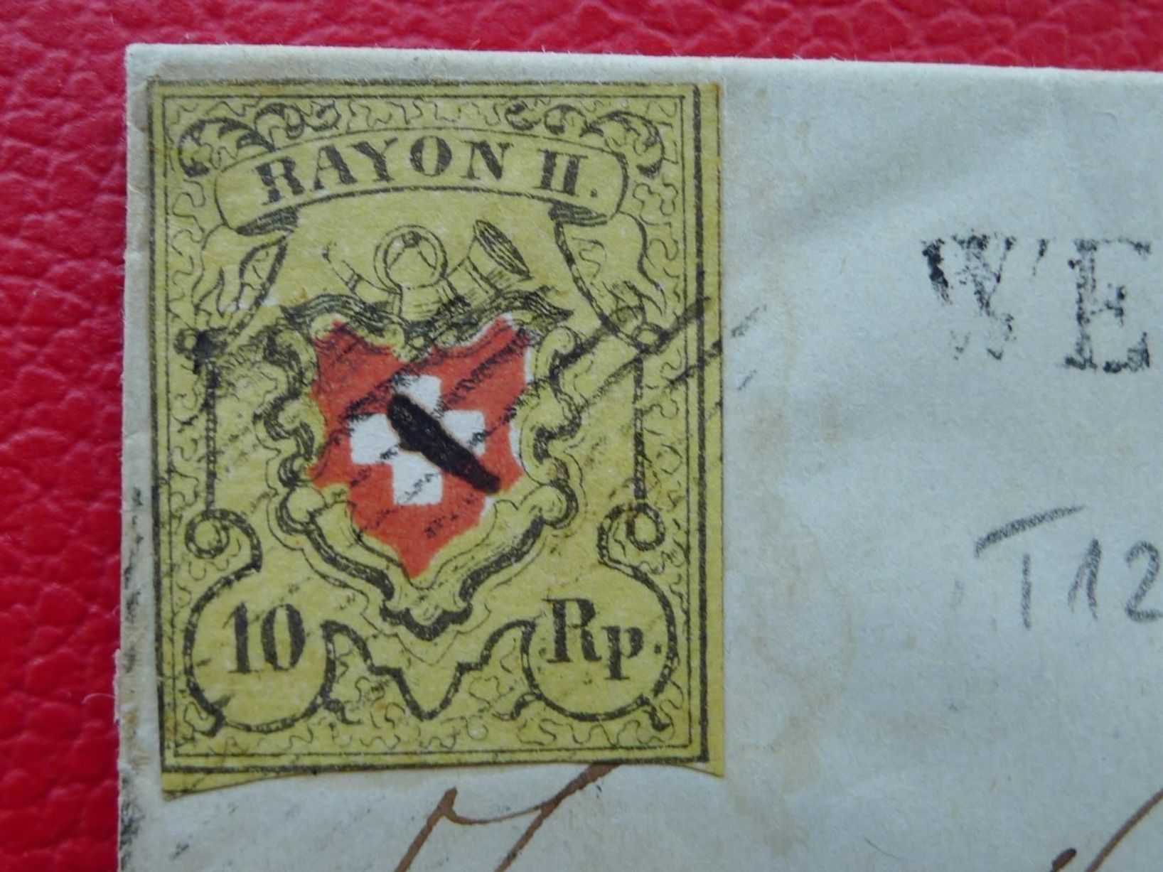 Tutti i francobolli: 1853, Rayonbrief von WEISSENBURG nach THUN: RII: T.12 E-LU – Usato da Sursee venduto da Luzernerraute 1