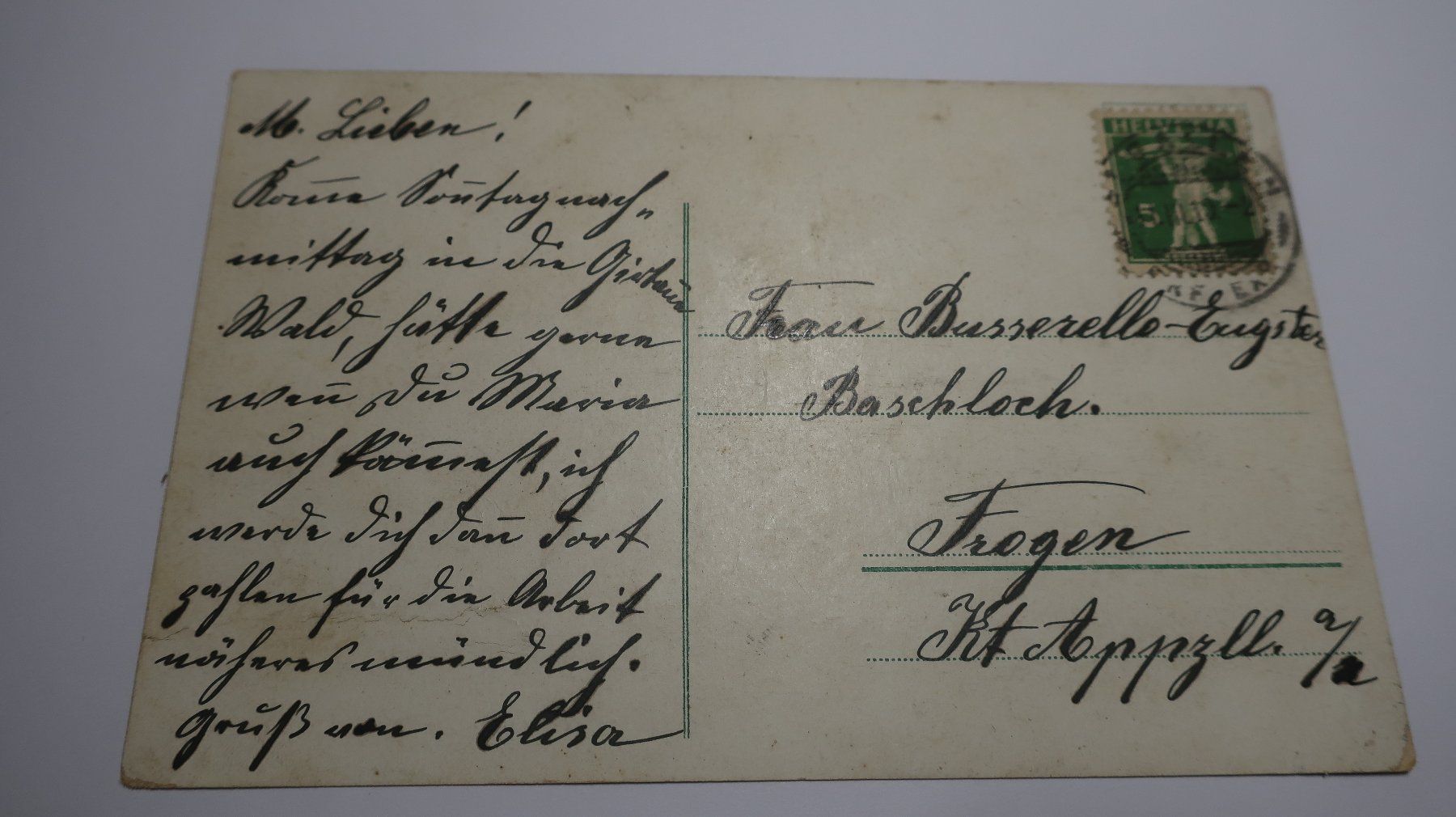 Cartoline postali: St. gallen. Gesamtansicht mit Freudenberg – Usato da Cormoret venduto da Pascalll2001 3