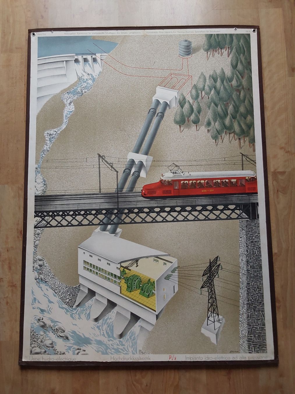Foto & Immagini: Erni Hans. Schulwandbild 65x90cm. – Usato da Steinach venduto da Chilli1957