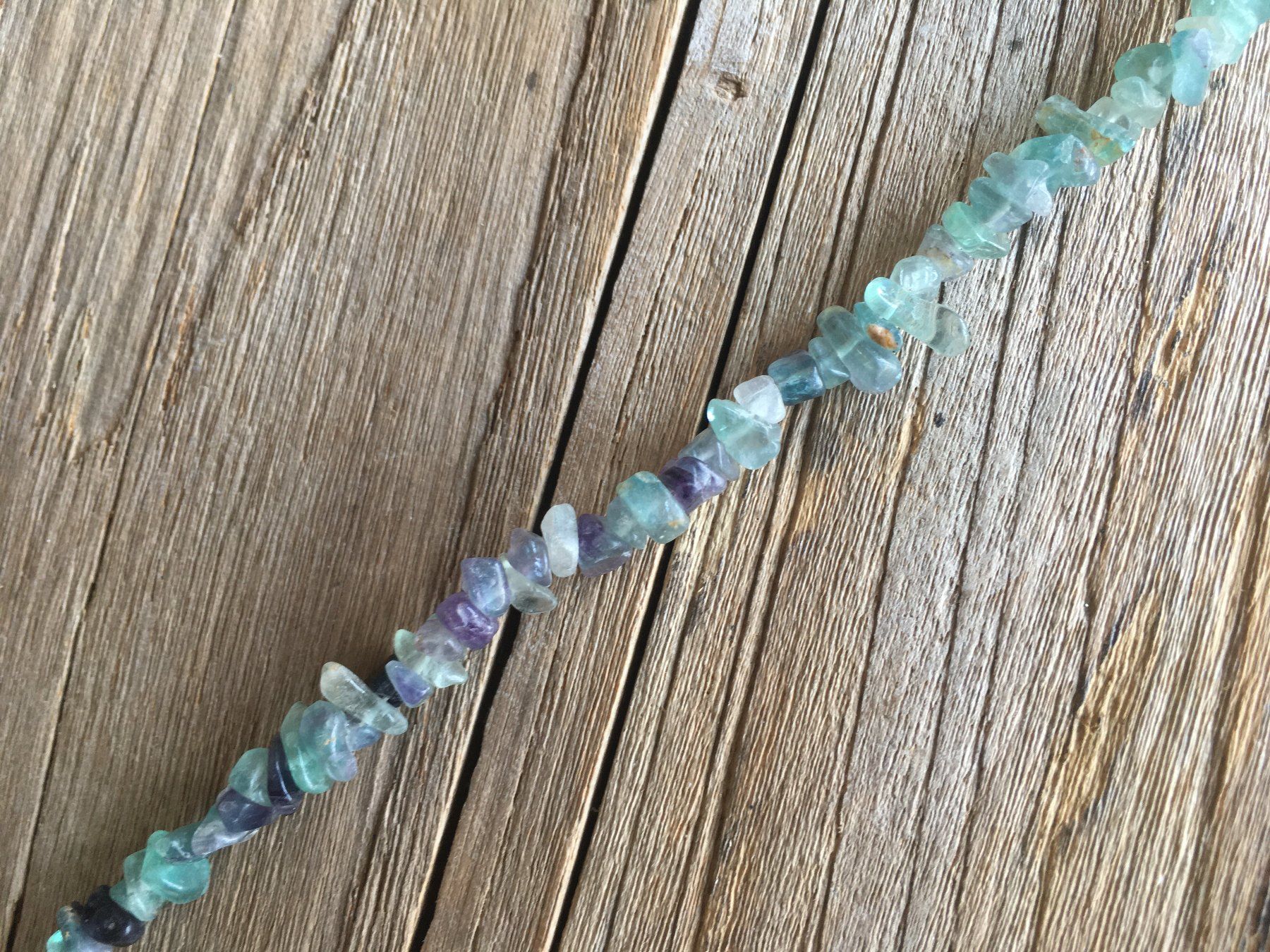 Colliers: FLUORIT  SPLITTERHALSKETTE   LÄNGE 44cm – D'occasion à Aesch ZH par LiquidAktion 2