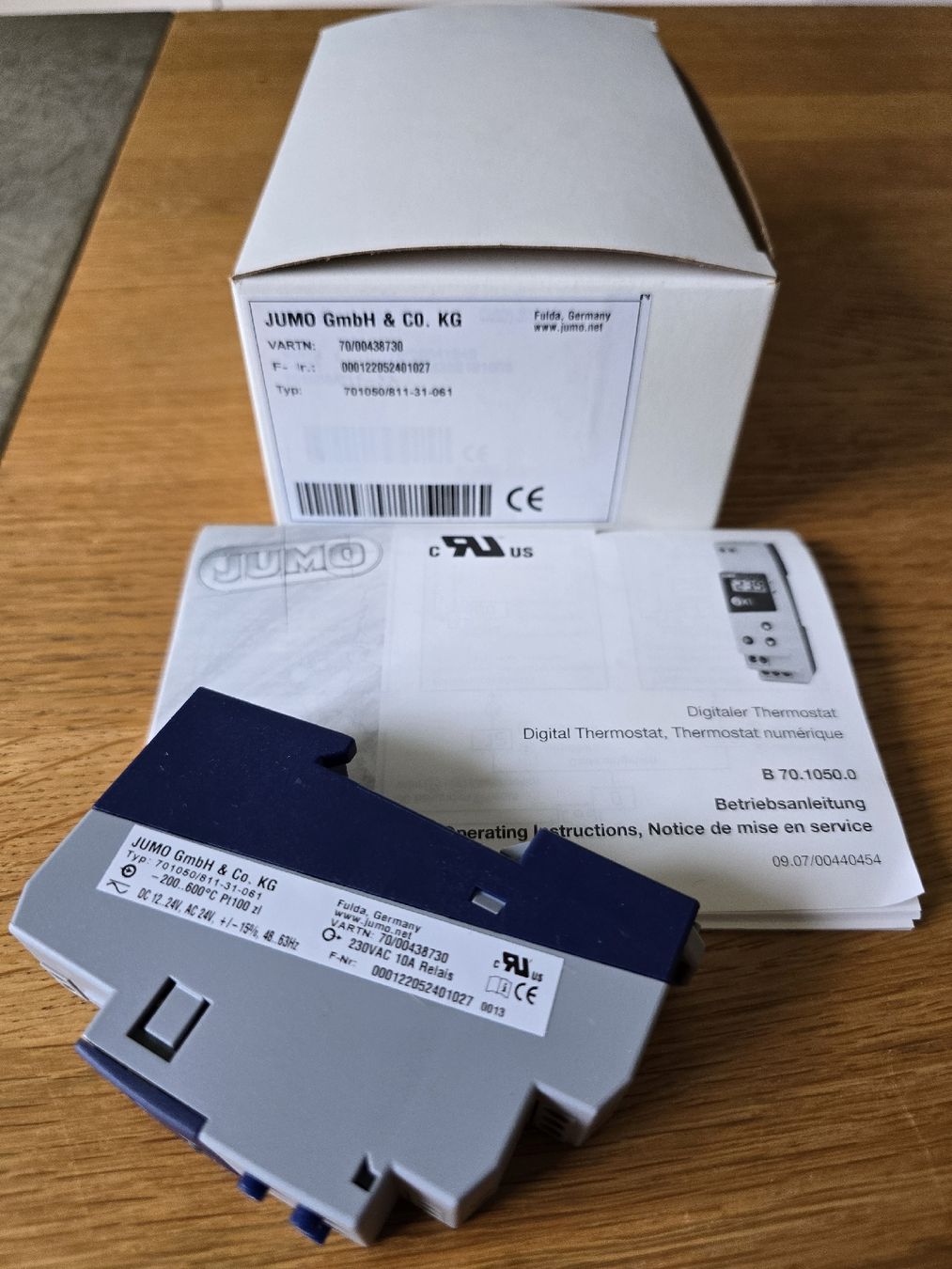 Messen: JUMO eTRON T Digitaler Temperaturregler – Neu und originalverpackt aus Uster von DuVaekkedeMig 5