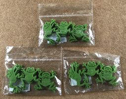 LOT FROGS ORIGINALVERPACKT
