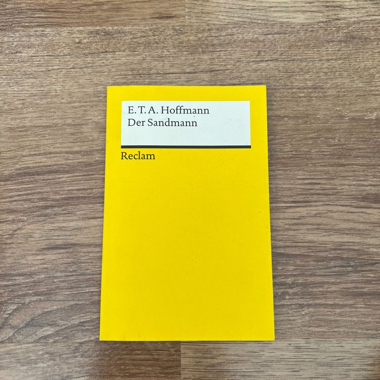 Der Sandmann Buch E.T.A Hoffmann (Gebraucht) in Salez für CHF 2 – mit ...