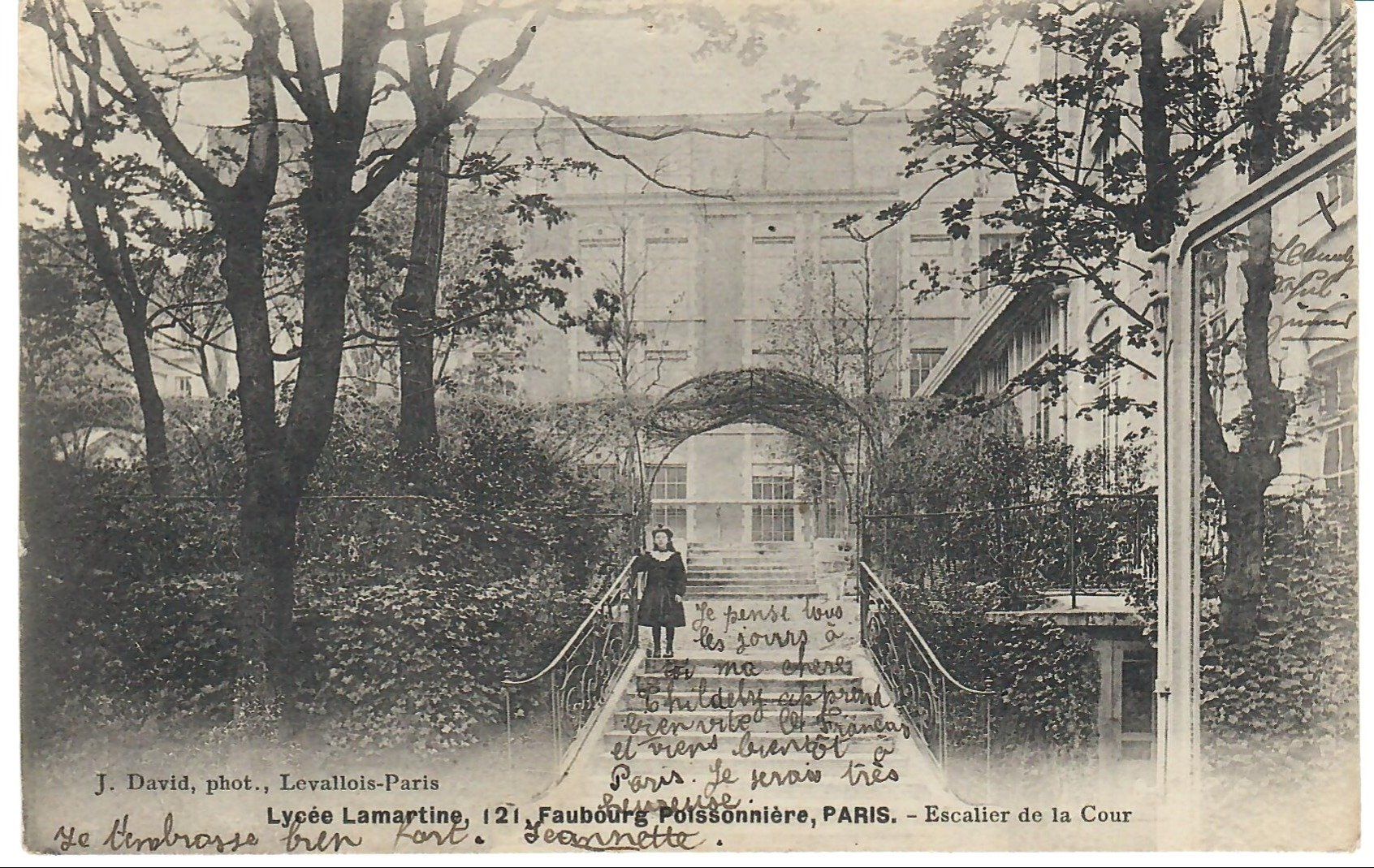 Cartoline postali: Paris - Lyxée Lamartine – Usato da Zweisimmen venduto da jakobsweg