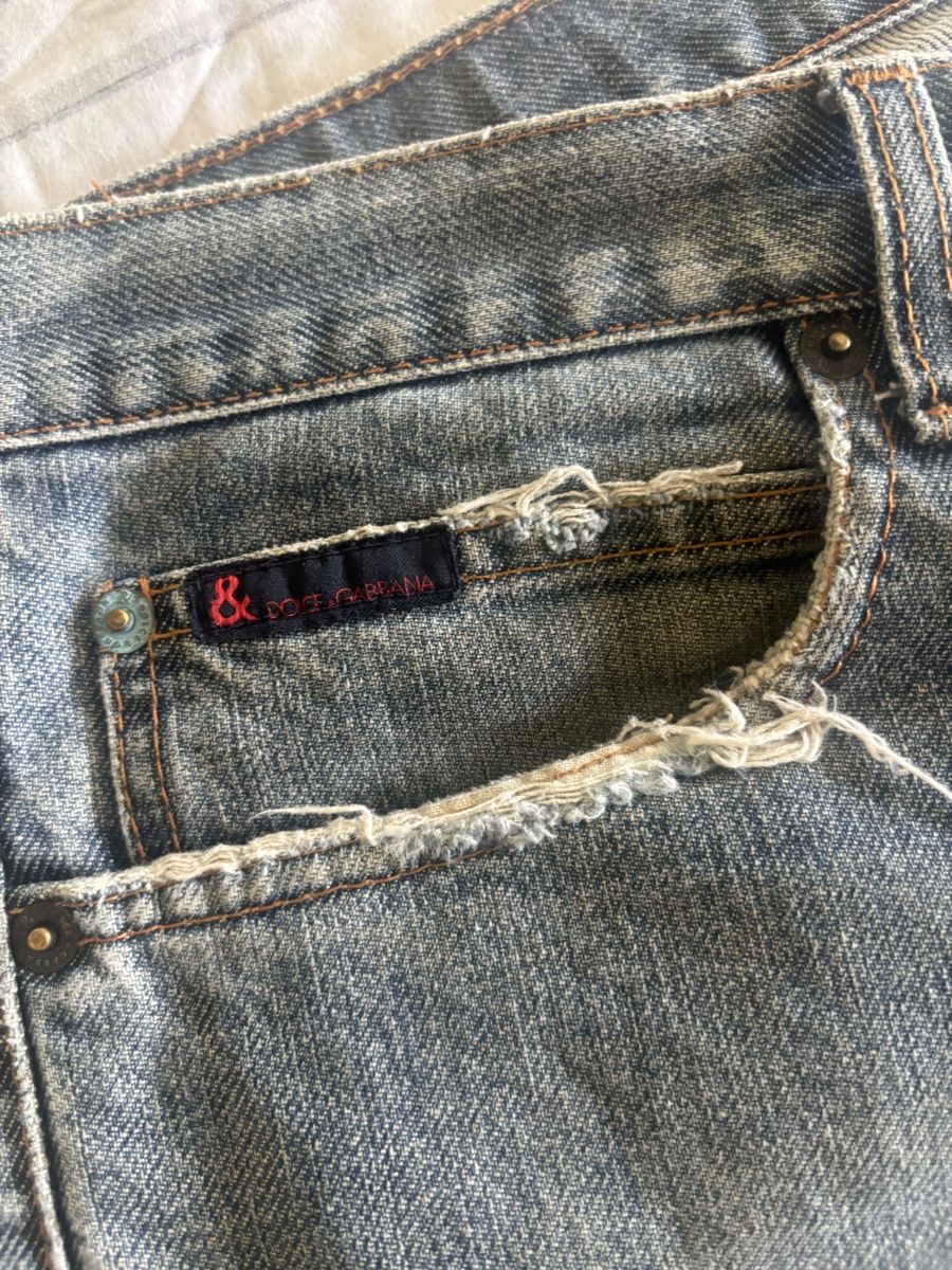Dolce & Gabbana Jeans: Dolce & Gabbana ripped&washed blue jeans  – Usato da Lausanne venduto da ali_eddine 4