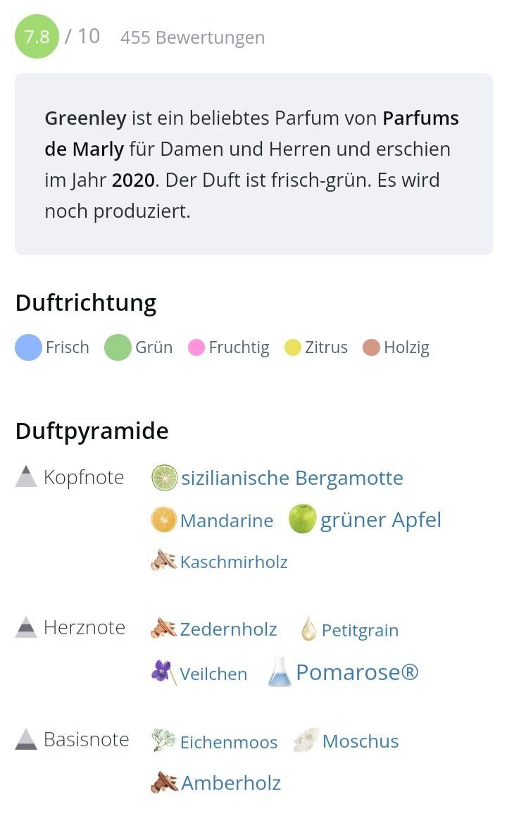 Dior Profumi & Eau de Toilette: 5 ml GREENLEY PARFUMS DE MARLY ABFÜLLUNG – Nuovo (secondo la descrizione) da St. Gallen venduto da CaliSunshine 3