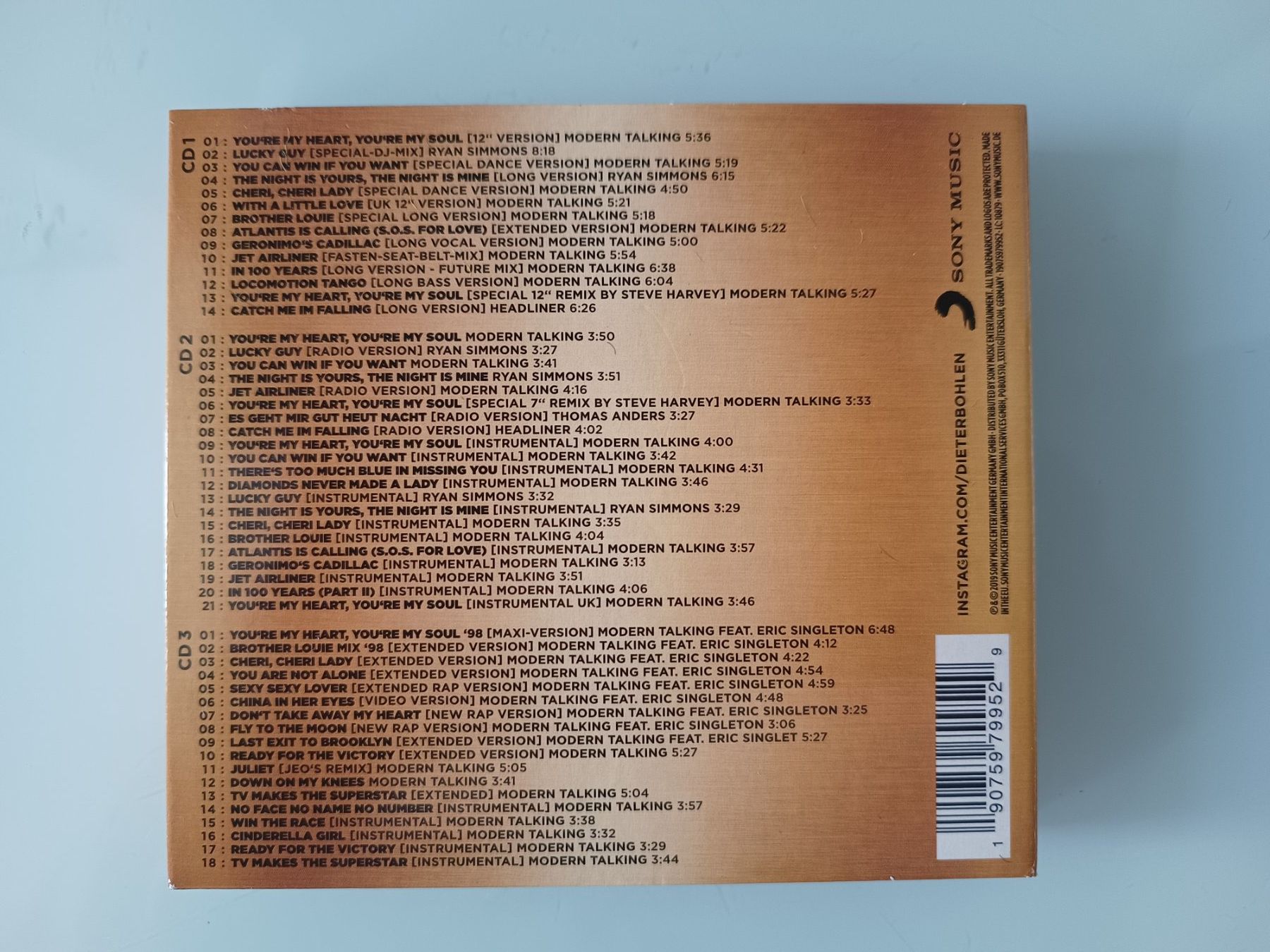 CD: MODERN TALKING - Maxi & Singles Collection - 3 CDs – Usato da Mels venduto da akaBella 2