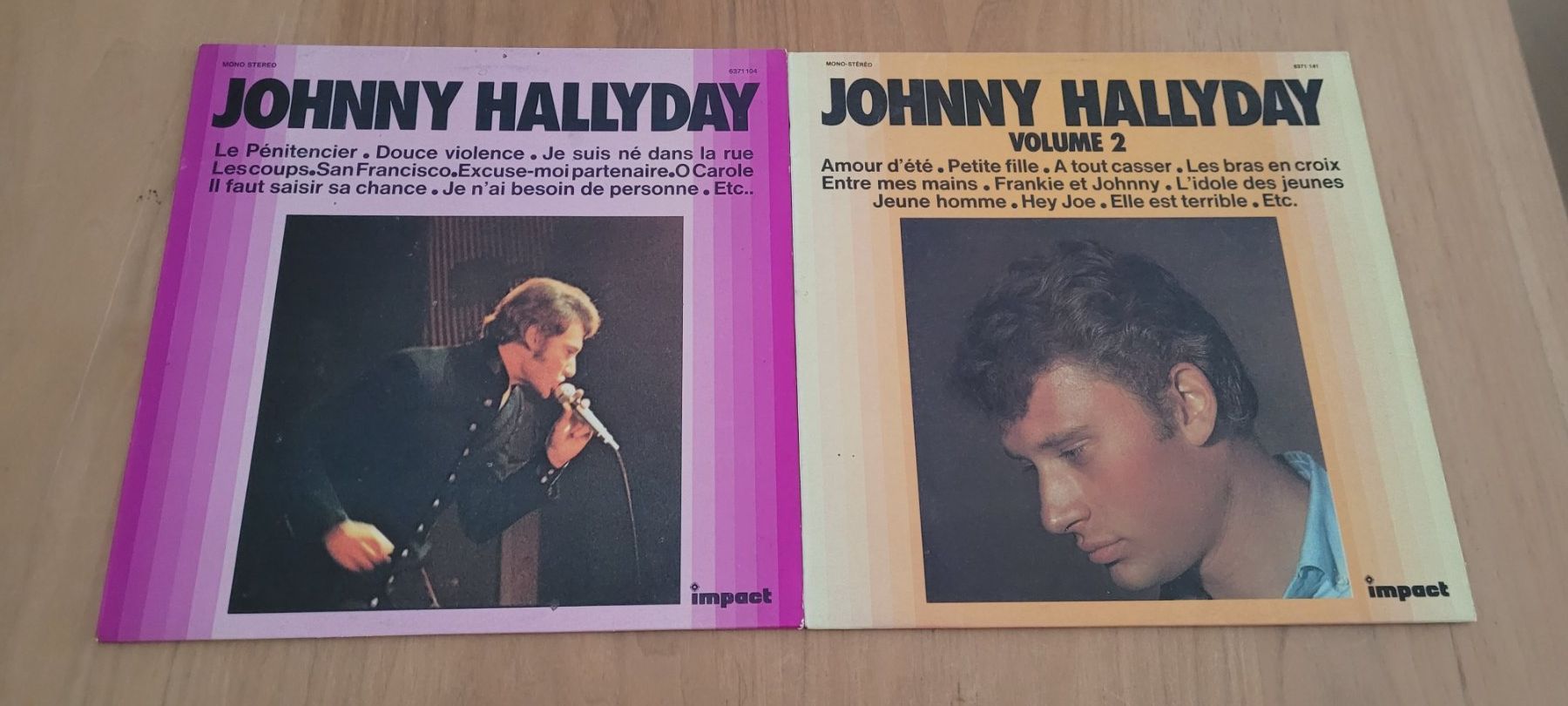 Schallplatten: 2 LP Johnny Hallyday – Gebraucht aus Martigny von MZ-67