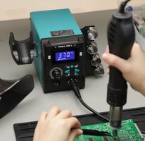 Einstellbarer Temperatur und Luftvolumen soldering kit