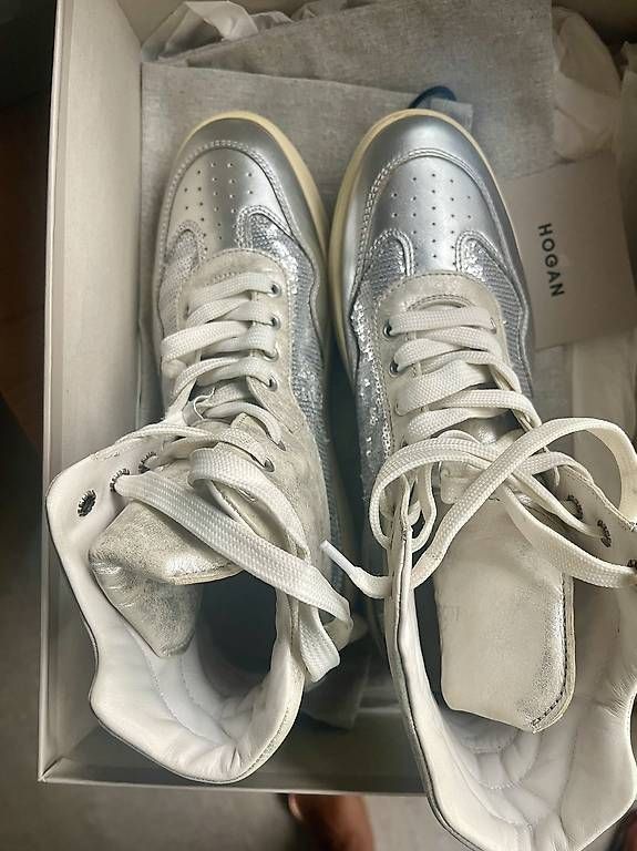 Chaussures femmes: hogan alte silver taglia 38 – D'occasion à Lugano par naz_zkg8 2