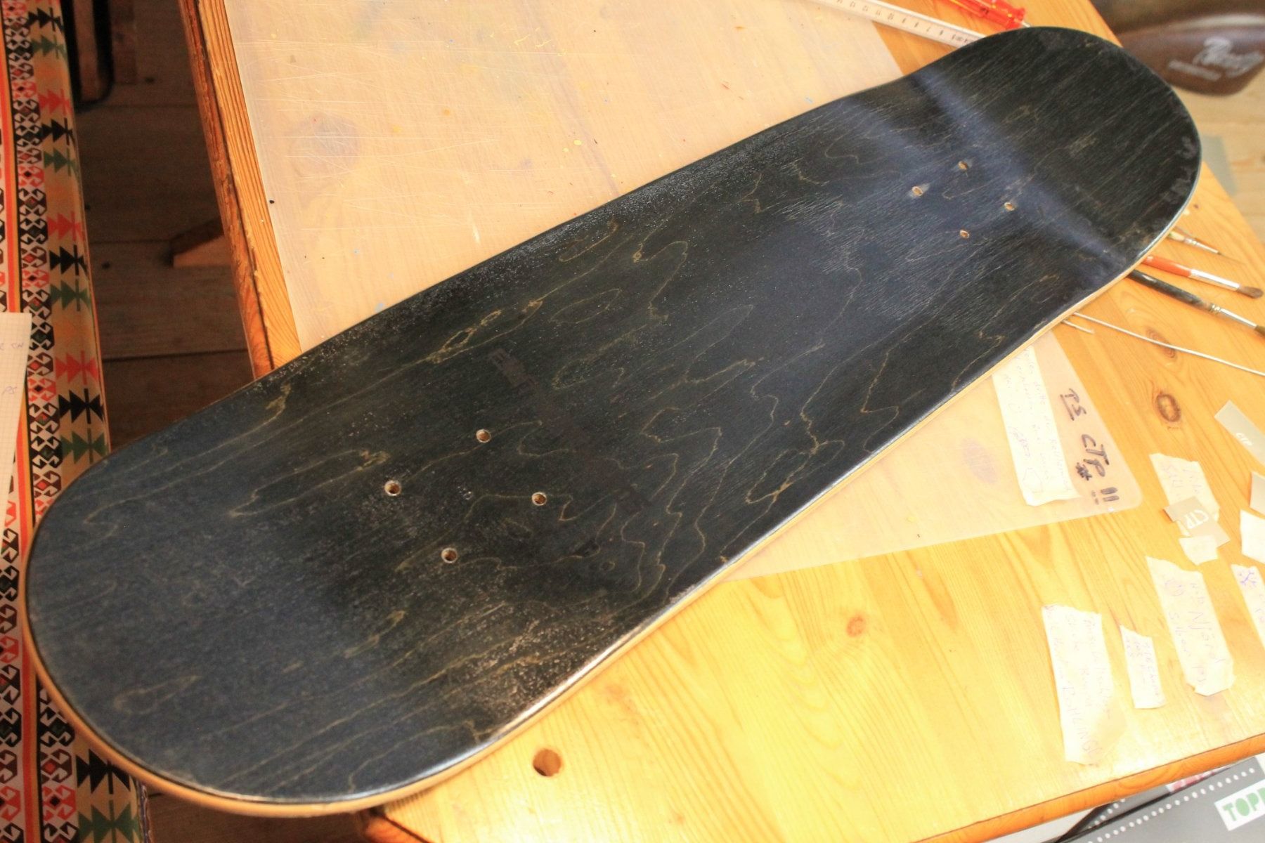 Skateboards: " Cèst la Vie " Skateboard  Deck ENUFF, Unikat, Handmade CH – Usato da Willisau venduto da Pzm81 8
