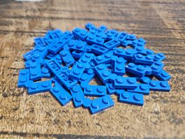 lego 2429c01 lot de 40 pièces Blue Hinge Plate 1 x 4 Swivel
