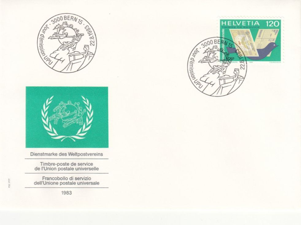 Tutti i francobolli: SBK D X 14 FDC – Usato da Bürglen TG venduto da StampGraf