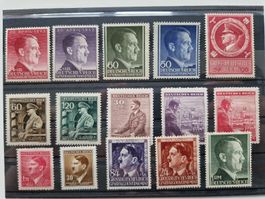 Deutsches Reich Adolf Hitler Briefmarken postfrisch