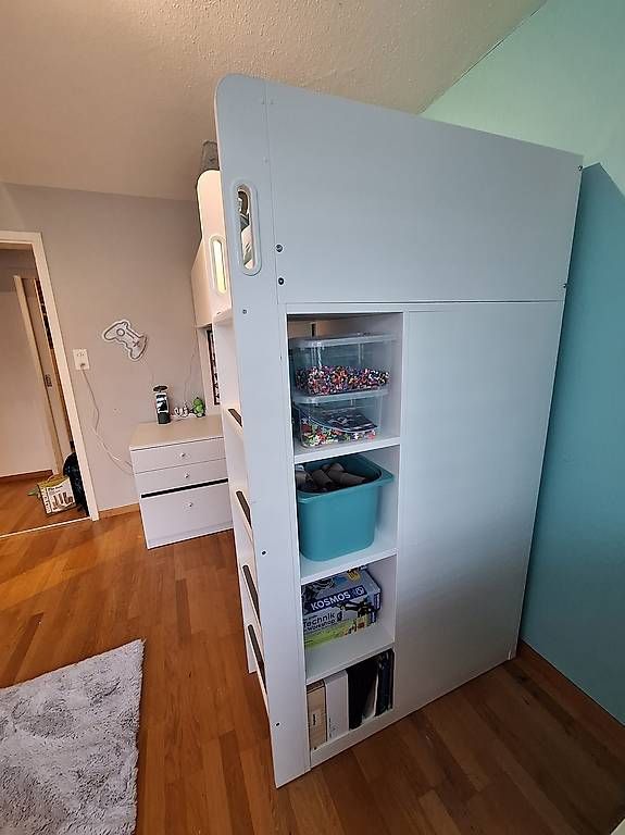 Letti: IKEA SMASTAD Hochbett – Usato da Dielsdorf venduto da mylove2surf 3