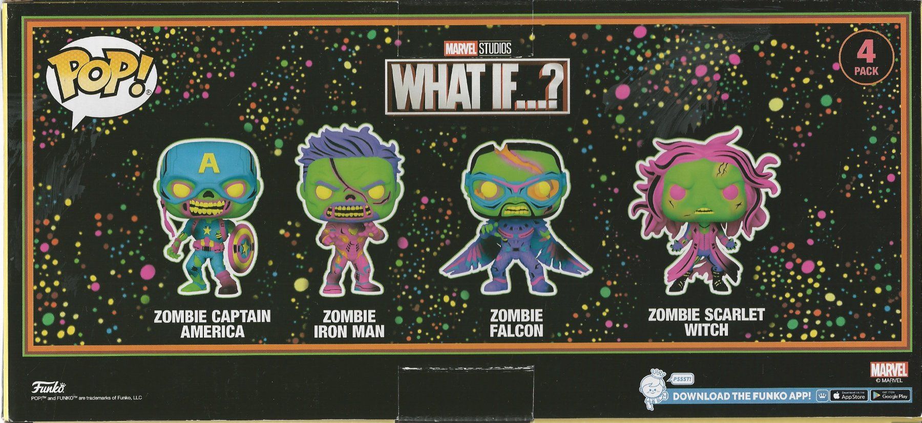 Funko Figuren: FUNKO POP! MARVEL 4 PACK special edition WHAT IF ... ? BLACK – Neu (gemäss Beschreibung) aus Vezia von Aquarius_Age