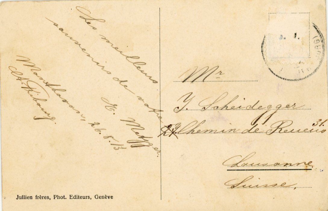 Cartes postales: Montbovon  FR – D'occasion à Brig par Valcards54 1
