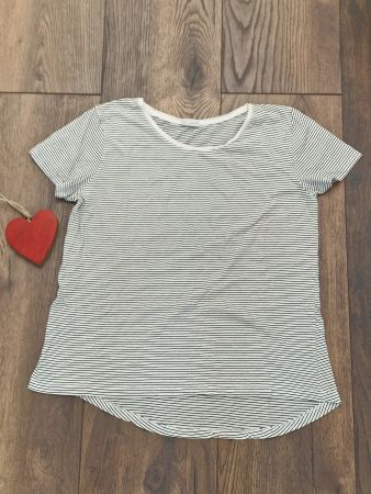 Zara T-Shirt gestreift weiss schwarz Grösse M gebraucht