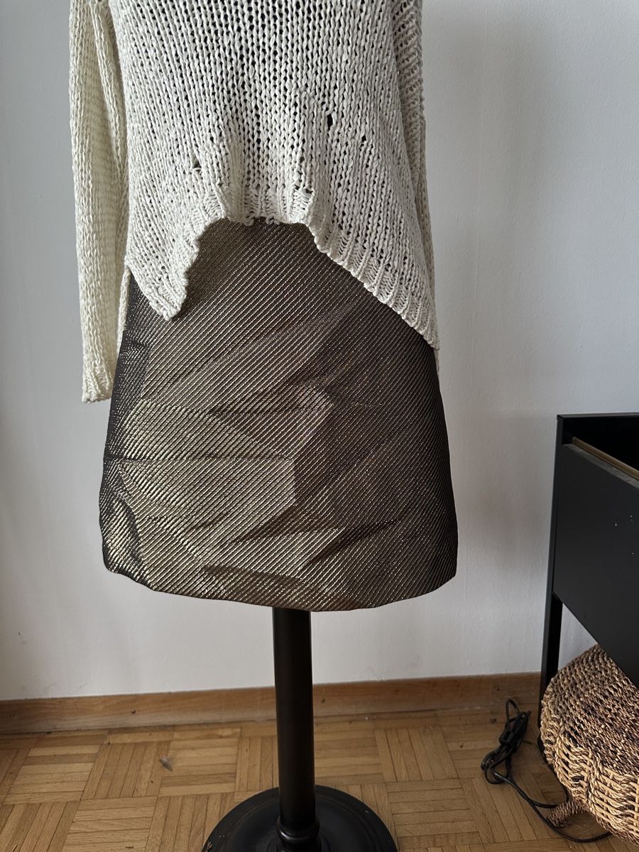H&M Jupes: H&M Minirock Grösse S Goldfarben – D'occasion à Wohlen AG par jes_9c79 4