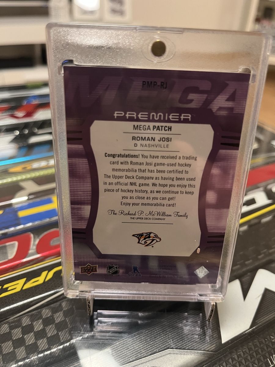 NHL Carte collezionabili: Roman Josi NHL Mega Patch 2/4 Top – Usato da Frauenfeld venduto da Ramonn 3