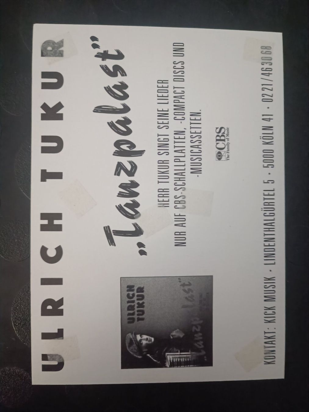 Autographes: Ulrich Tukur - handsigniert – D'occasion à Menziken par Artographs 1