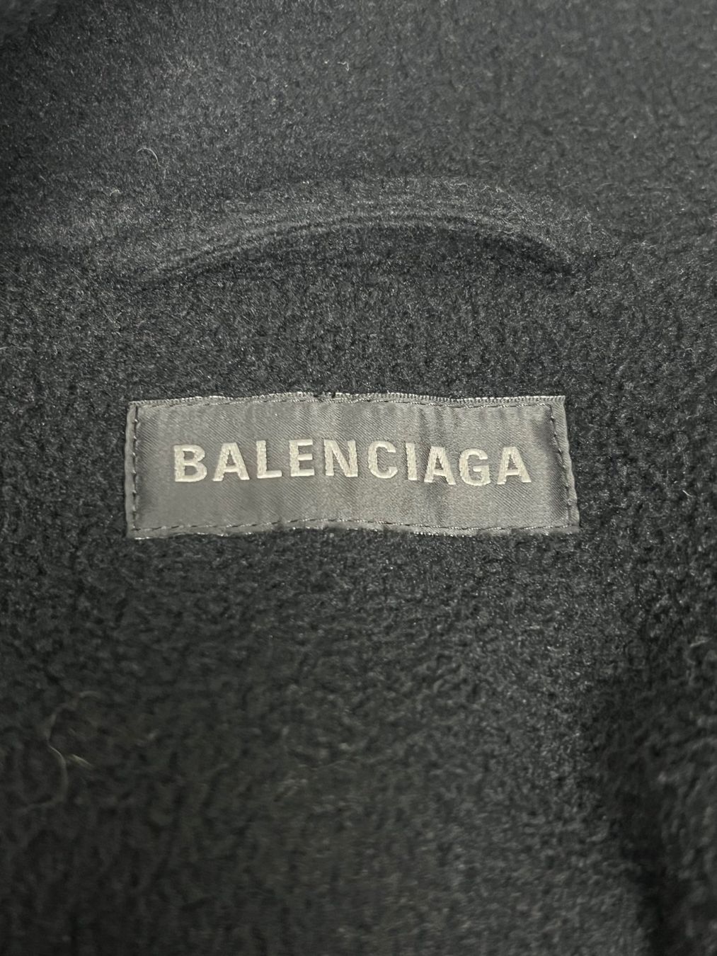 Balenciaga Giacche: Balenciaga Fleece Logo Jacket – Usato da Biel/Bienne venduto da sami0788480082 5