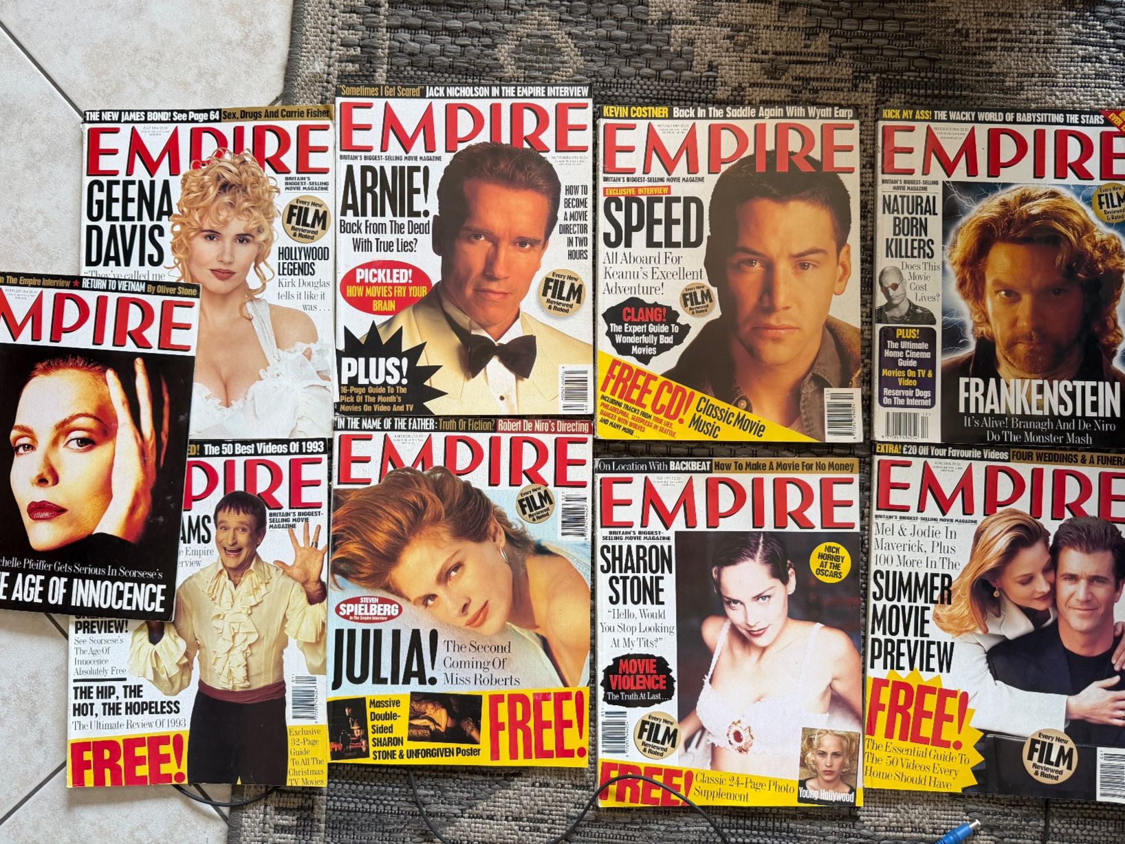Riviste & Magazine: Empire Magazine Uk 9 issue  1994 – Usato da Minusio venduto da vertigoozBazar4u 1