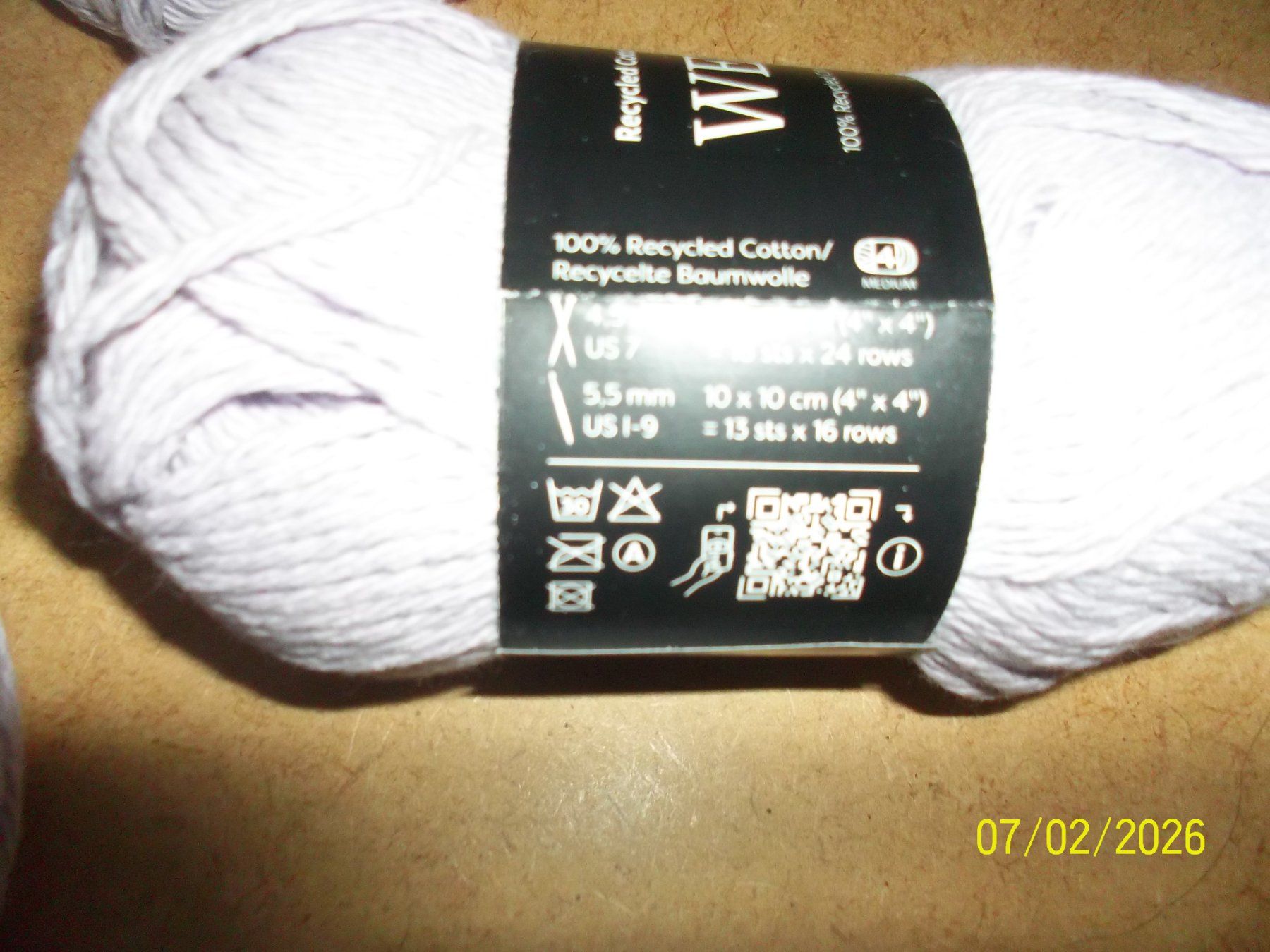 Lana: WE Love Yarn, recycled Cotton – Nuovo e nell'imballaggio originale da Root venduto da annaa19 2