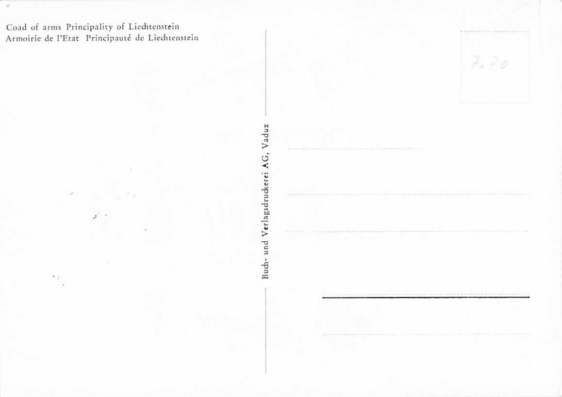 Cartoline postali: alte MAXIMUMKARTE Liechtenstein 1963 mit 5 Frankern – Usato da Lufingen venduto da philatelieshop 1