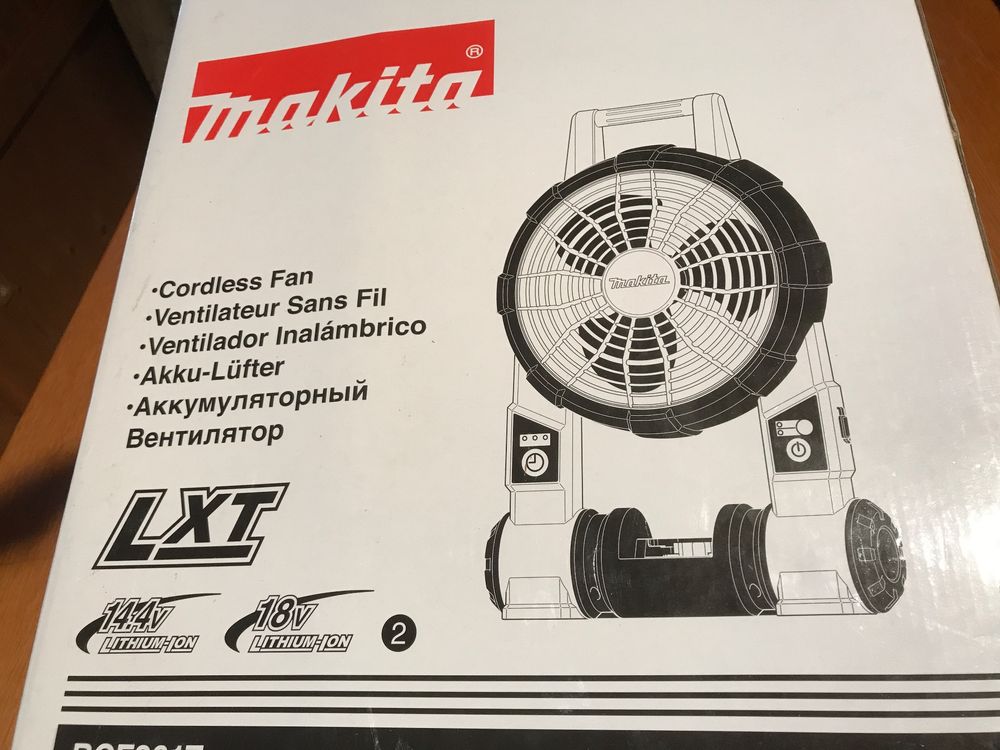 Makita DCF201Z AKKU-Ventilator, ohne Akku