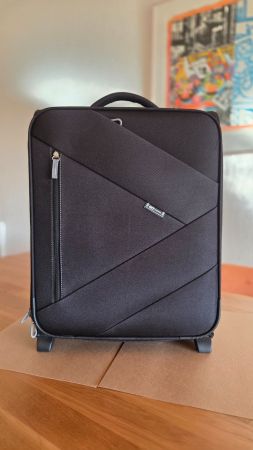 Kleiner schwarzer Kabinenkoffer Trolley S cabin suitcase