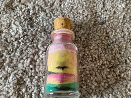 Sandbuld sandflasche deko