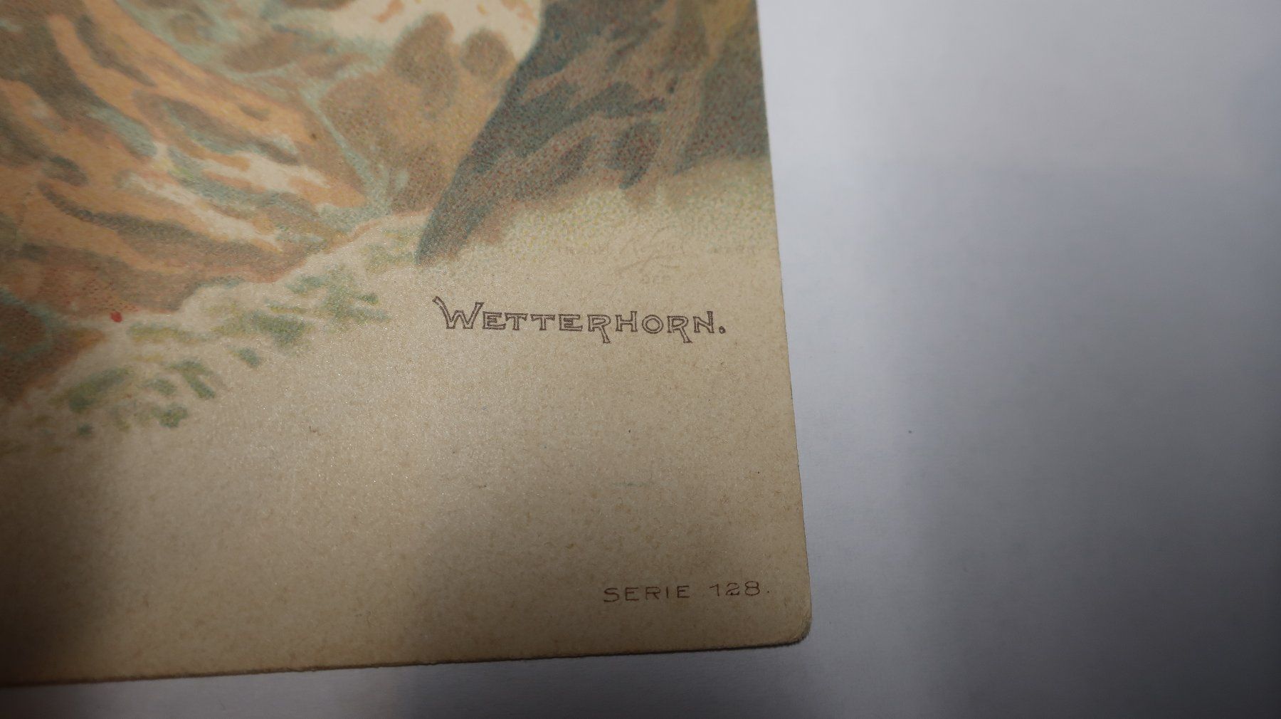 Ansichtskarten: Wetterhorn  Serie 128 – Defekt aus Cormoret von Pascalll2001 4