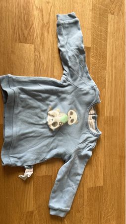 Süsses Baby Langarmshirt mit Panda Motiv, Grösse 80