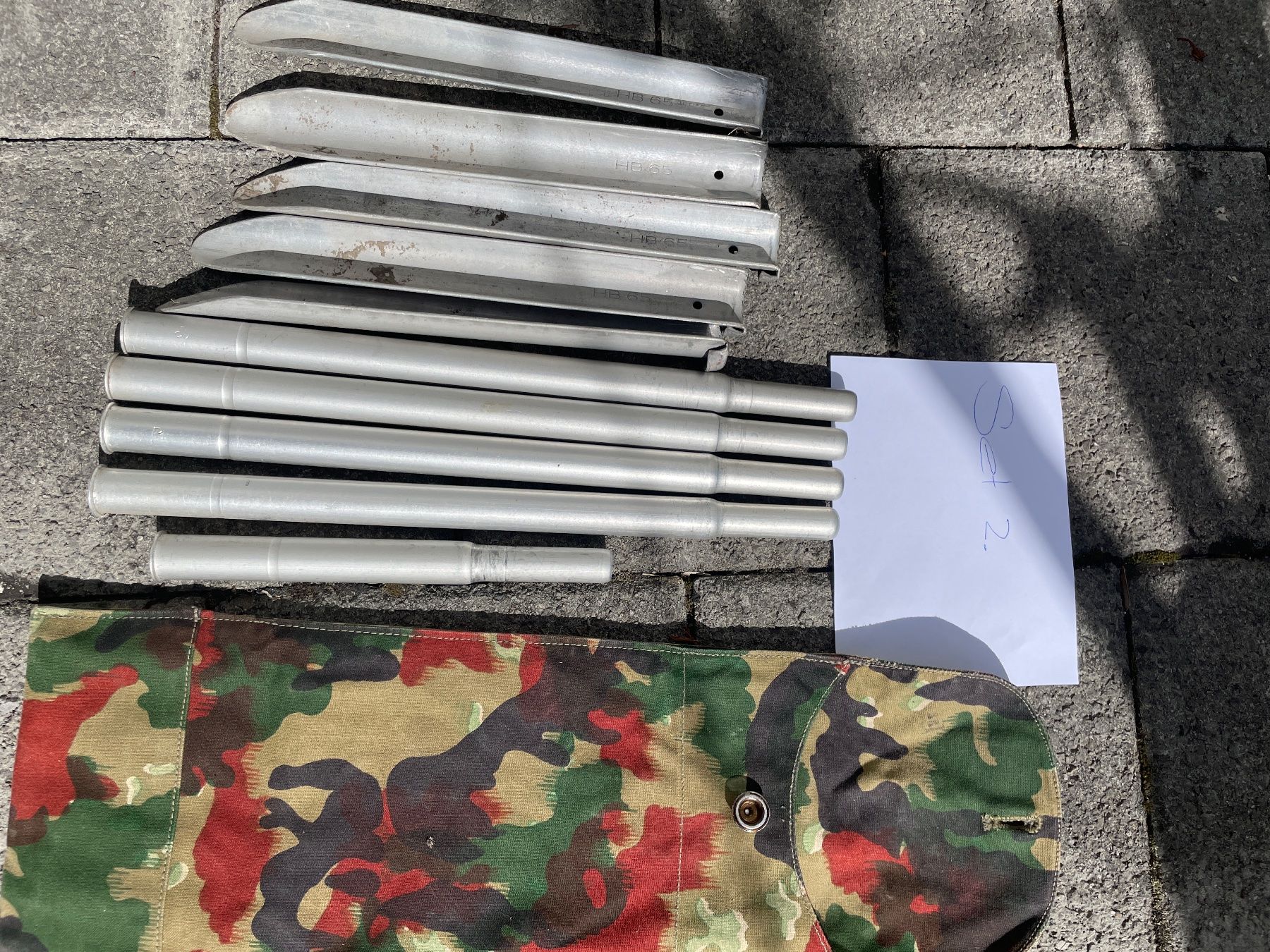 Schweizer Armee Tende & Padiglioni: Heringe zu Militärblache – Usato da Mollis venduto da haemmis2009