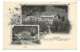 Glaris (GR) Spinabad - unteres Davosertal - Jugendstil  1925