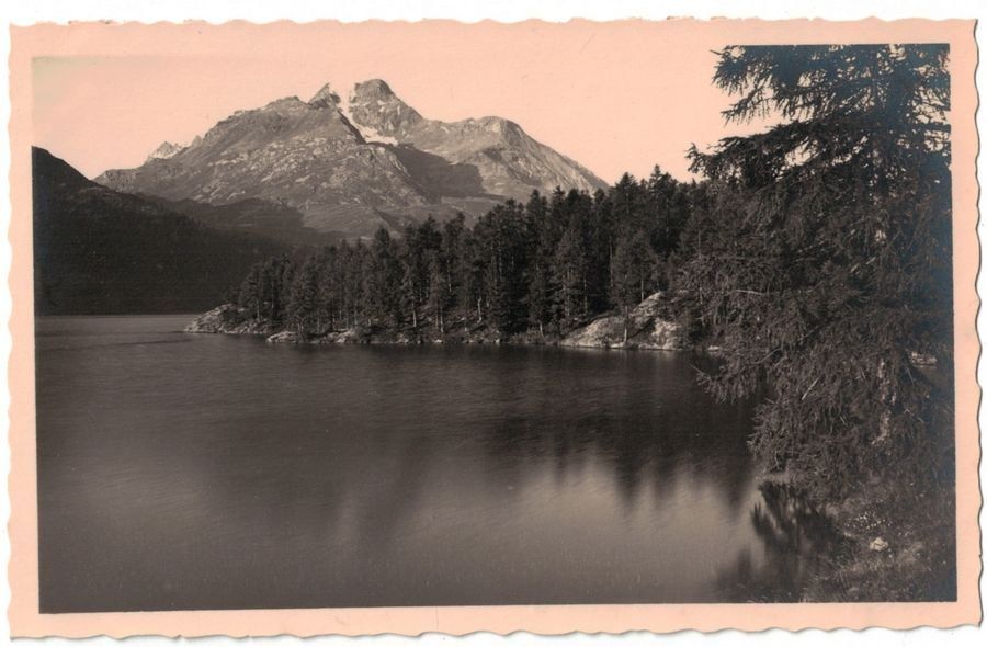 Ansichtskarten: Sils, Chasté, um 1945 – Gebraucht aus Frauenfeld von POML