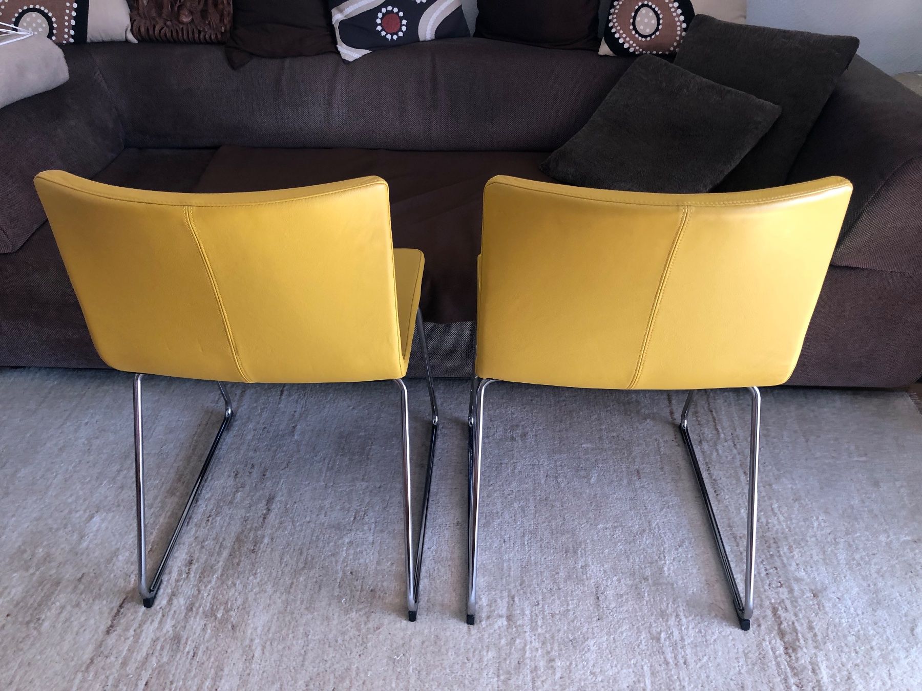 Ikea Sedie: 2 IKEA STÜHLE BERNHARD, SENFGELB, SITZHÖHE 48 CM – Usato da Zürich venduto da rolo66 2