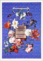 Death NYC Ltd Ed  Pop Art Druck " Floral Coco Chanel Parfum