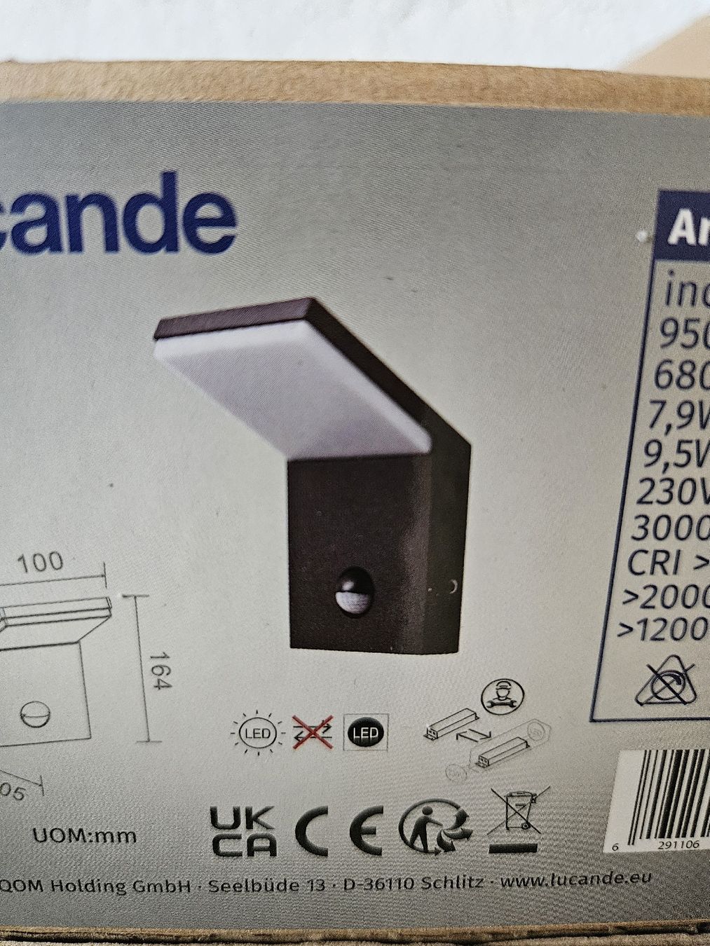 Lampade: Lucande LED Wandleuchte 2Stk – Nuovo (secondo la descrizione) da Wald ZH venduto da Aeroxsuisse