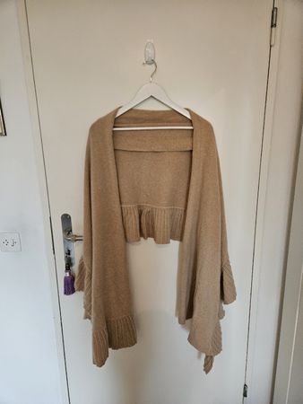 Modissa Schal Camel | Lammwolle & Angora | Edel-Strick