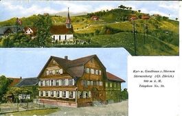 Sternenberg ZH 2 Bild AK Gasthaus Sternen  sehr gut erhalten