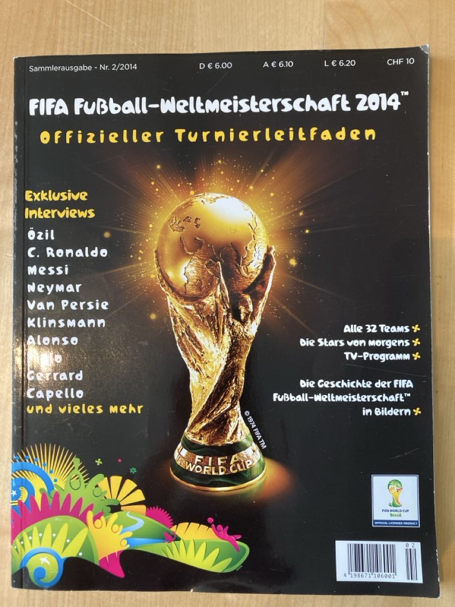 Revues & Magazines: WM 2014 Offizieller Turnierleitfaden – D'occasion à Glarus par Jhuber78