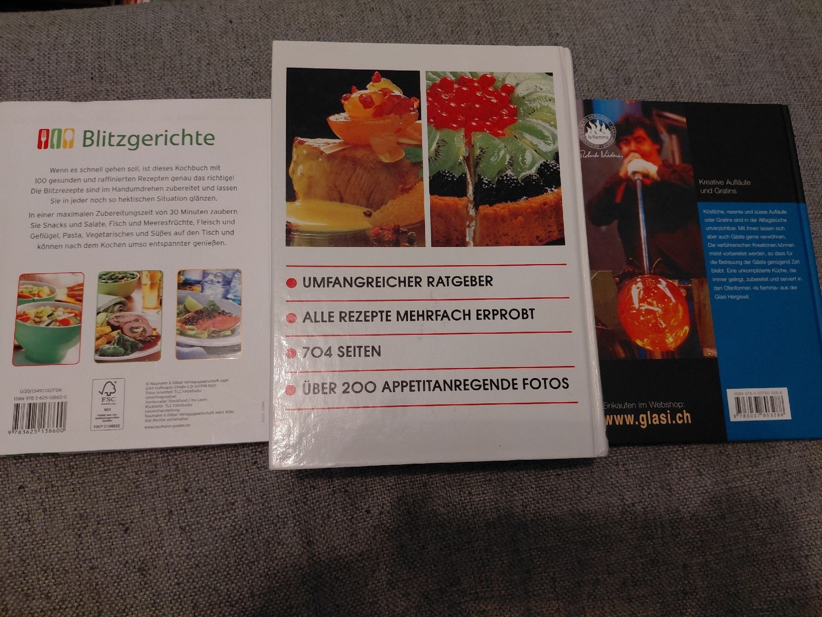 Libri: Kochbuch Set: Blitzgerichte, Kochen und Backen, Aufläufe – Usato da Schötz venduto da chr_khn7 1